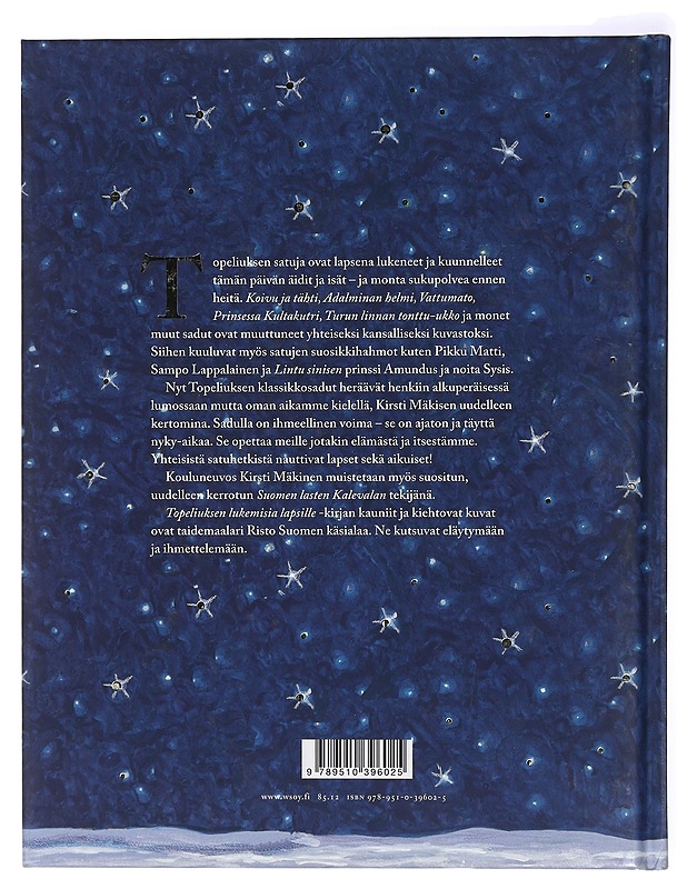 Topeliuksen lukemisia lapsille - Mäkinen, Kirsti - Lastenkirjat - 10105415884 - 1