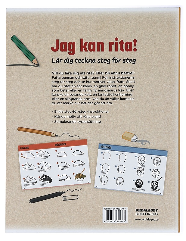 Jag kan rita! : lär dig teckna steg för steg - Fellah, Emily - Lastenkirjat - 10105415891 - 1