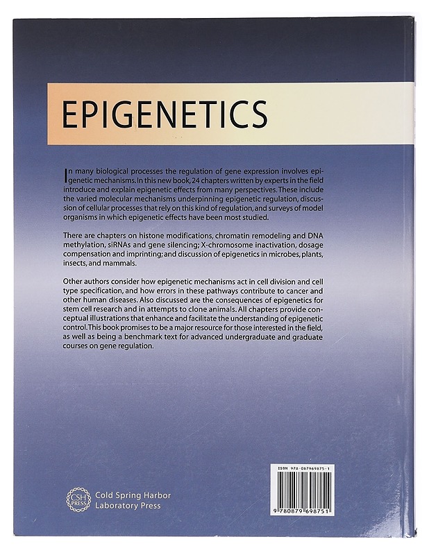 Epigenetics - Allis, C. David - Tietokirjat ja oppaat - 10105415905 - 1