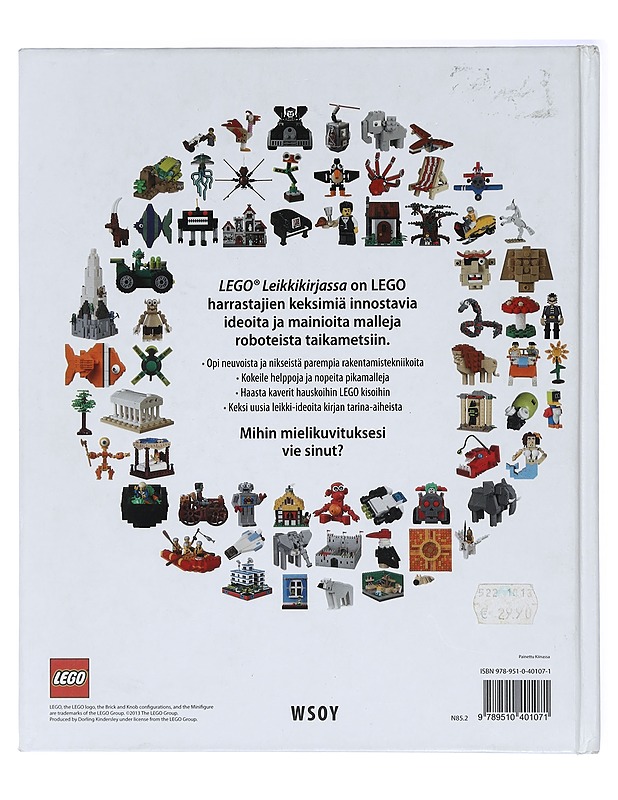 LEGO® leikkikirja : ideoita rakentamiseen ja leikkimiseen - Lipkowitz, Daniel - Lastenkirjat - 10105415915 - 1