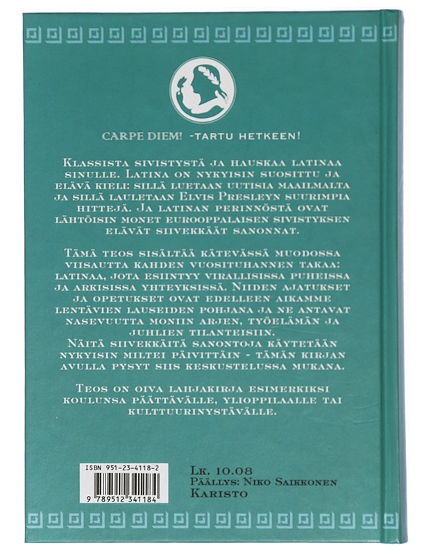 Carpe diem! : hauskaa ja hyödyllistä latinaa - Arto Kivimäki - Tietokirjat ja oppaat - 10105415916 - 1