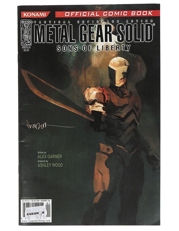 Metal gear solid : Sons of liberty ; issue #4 - Alex Garner - Sarjakuvat - 10105415937 - 0