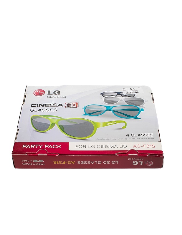 LG Cinema 3D-lasit, 4 kpl - Muut urheiluvälineet ja vapaa-aika - 10105415974 - 0