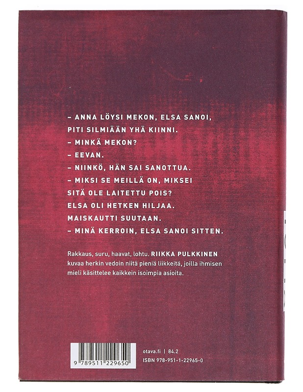 Totta - Pulkkinen, Riikka - Romaanit ja novellit - 10105416004 - 1