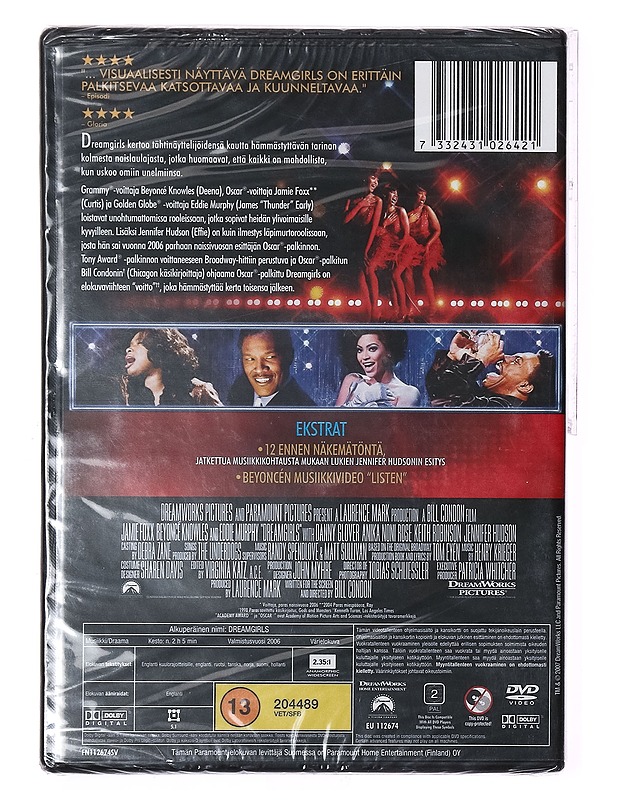Dreamgirls - DVD - DVD-elokuvat - 10105416022 - 1