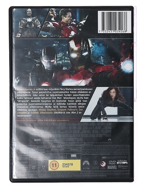 Iron Man 2 - DVD - DVD-elokuvat - 10105416028 - 1