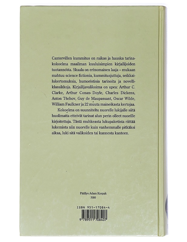 Cantervillen kummitus : maailman parhaita tarinoita - Manninen, Kerttu - Romaanit ja novellit - 10105416050 - 1