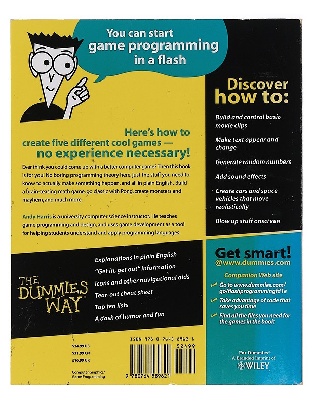 Beginning Flash Game Programming For Dummies - Harris, Andy - Tietokirjat ja oppaat - 10105416055 - 1