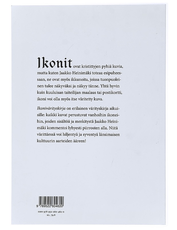 Ikonivärityskirja - Heinimäki, Toivo - Käsityökirjat - 10105416066 - 1