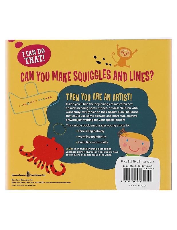 I Can Do That! Color and Draw - La Zoo - Lastenkirjat - 10105416098 - 1