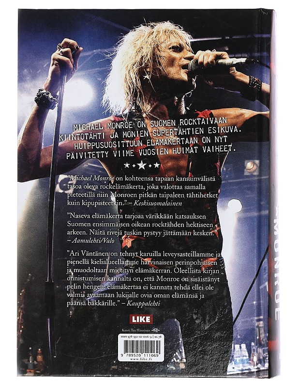 Michael Monroe - Ari Väntänen - Musiikki- ja elokuvakirjat - 10105416124 - 0