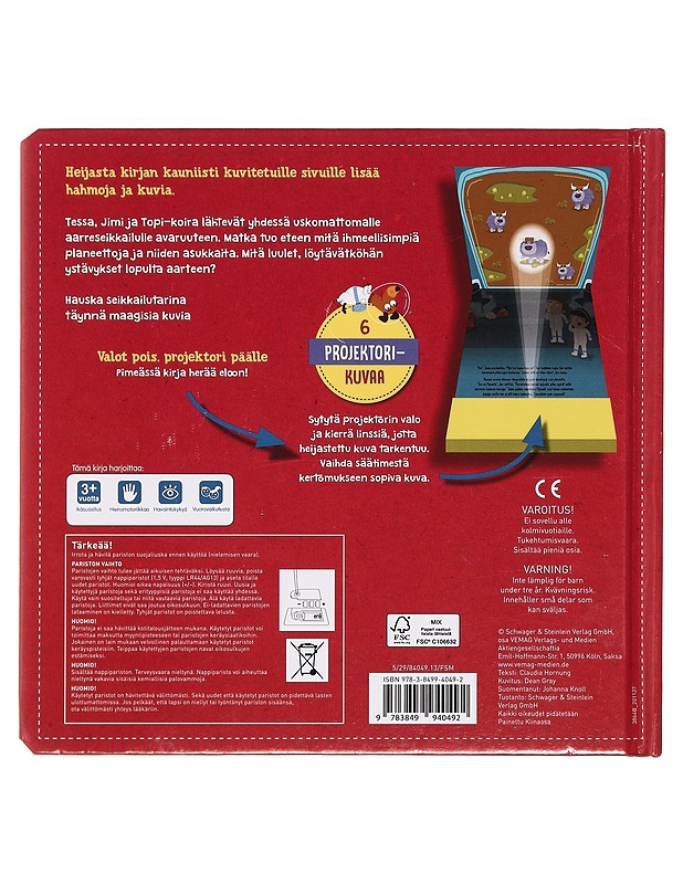 Projektorikirja aarteita avaruudessa - Lastenpyörät - 10105416140 - 1