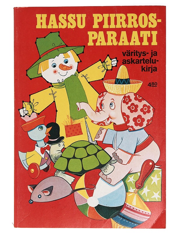 Hassu piirros-paraati : väritys ja askartelukirja - Lastenkirjat - 10105416156 - 0