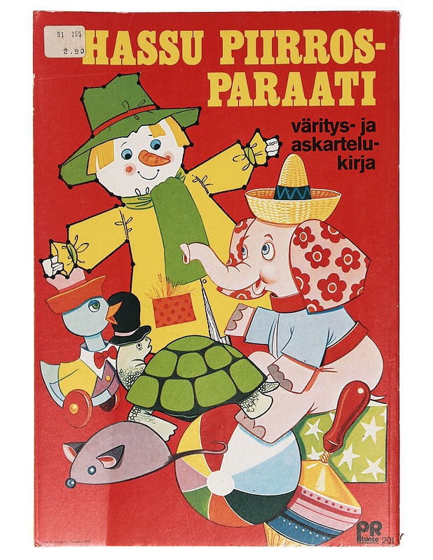 Hassu piirros-paraati : väritys ja askartelukirja - Lastenkirjat - 10105416156 - 1