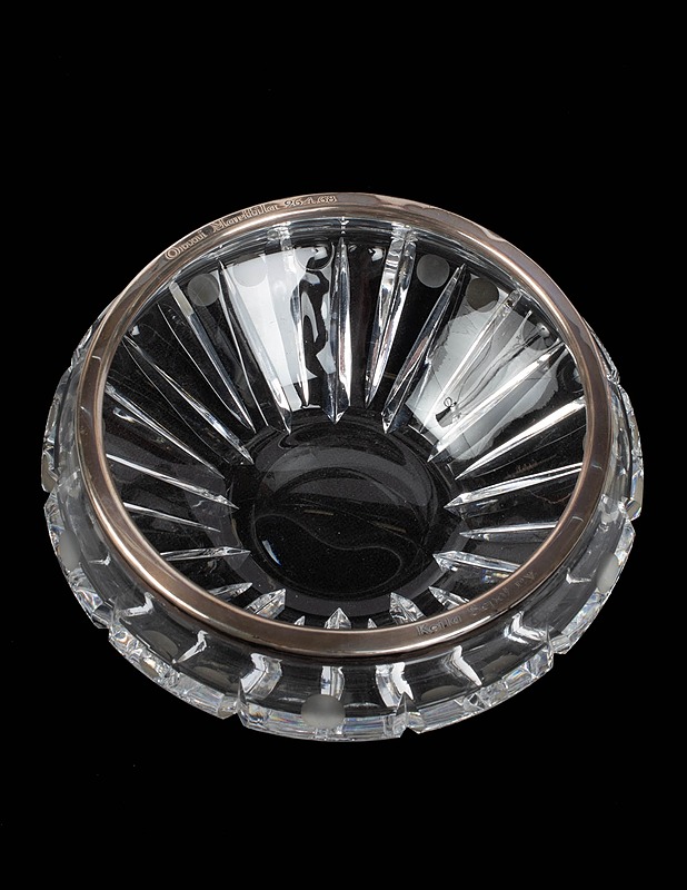 RIIHIMÄEN LASI kristallimalja hopeapannalla - Designsuosikit - 10105416172 - 1