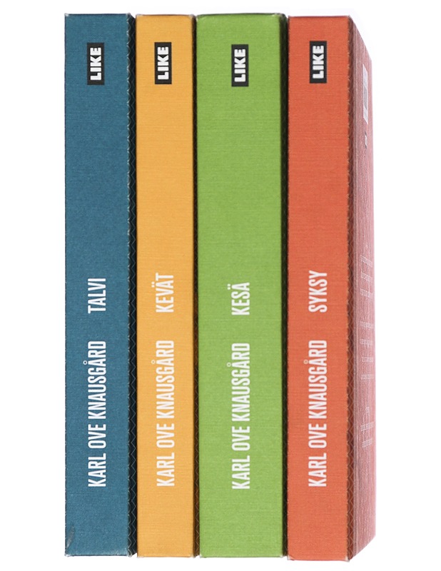 Knausgård Karl Ove  Vuodenajat 1-4 - Syksy - Talvi - Kevät - Kesä - Romaanit ja novellit - 10105416193 - 0