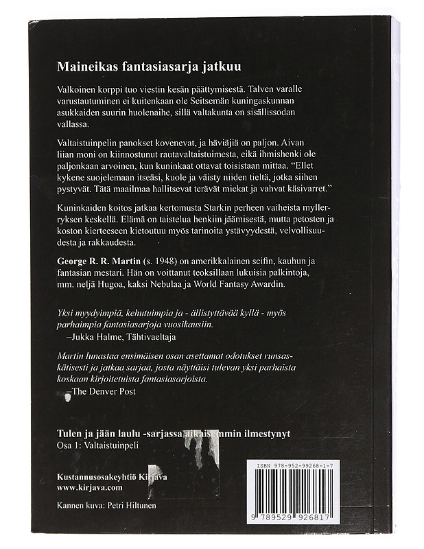 Kuninkaiden koitos: Tuulen ja jään laulu Osa 2 - Martin, George R. R. - Fantasia- ja scifi - 10105416238 - 1