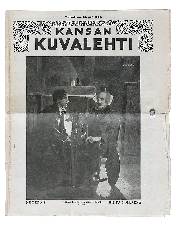 Kansan kuvalehti numero 2 Tammikuun 14. pnä 1927 - Lehdet - 10105416281 - 0