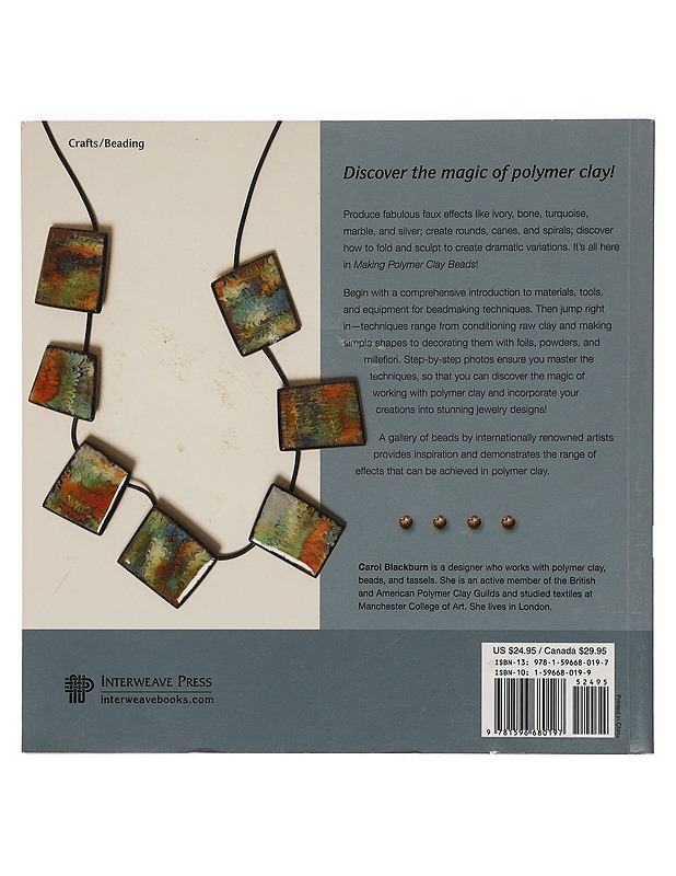 Making polymer clay beads: step-by-step techniques for creating beautiful ornamental beads - Carol Blackburn - Tietokirjat ja oppaat - 10105416289 - 1