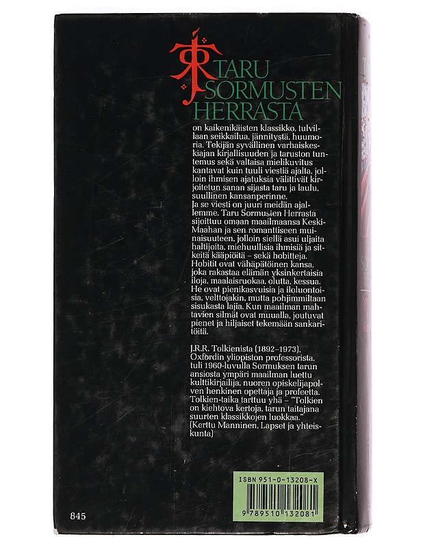Taru sormusten herrasta - Tolkien, J. R. R. - Fantasia- ja scifi - 10105416293 - 1