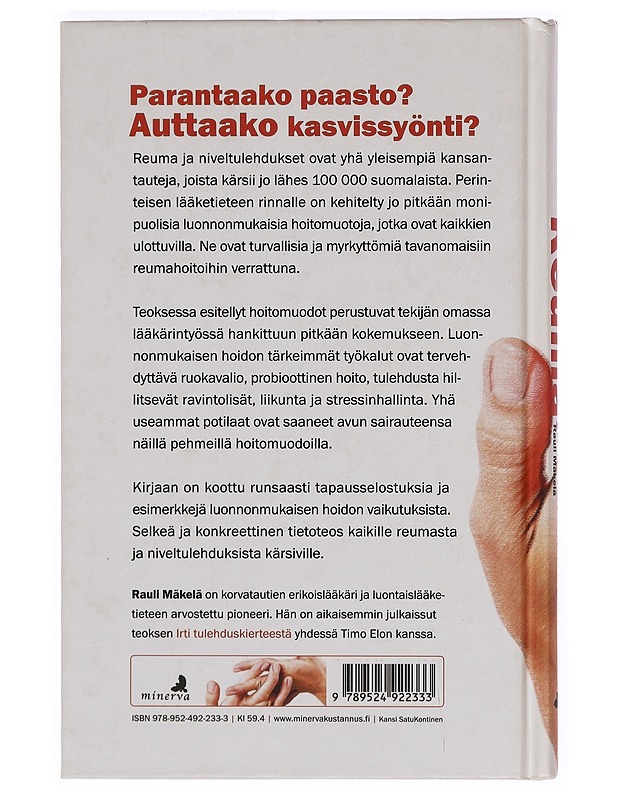 Reuma ja niveltulehdukset : luonnonmukainen hoito - Rauli Mäkelä - Tietokirjat ja oppaat - 10105416297 - 1
