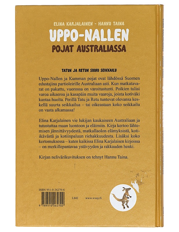 Uppo-Nallen pojat Australiassa - Karjalainen, Elina - Lastenkirjat - 10105416311 - 1