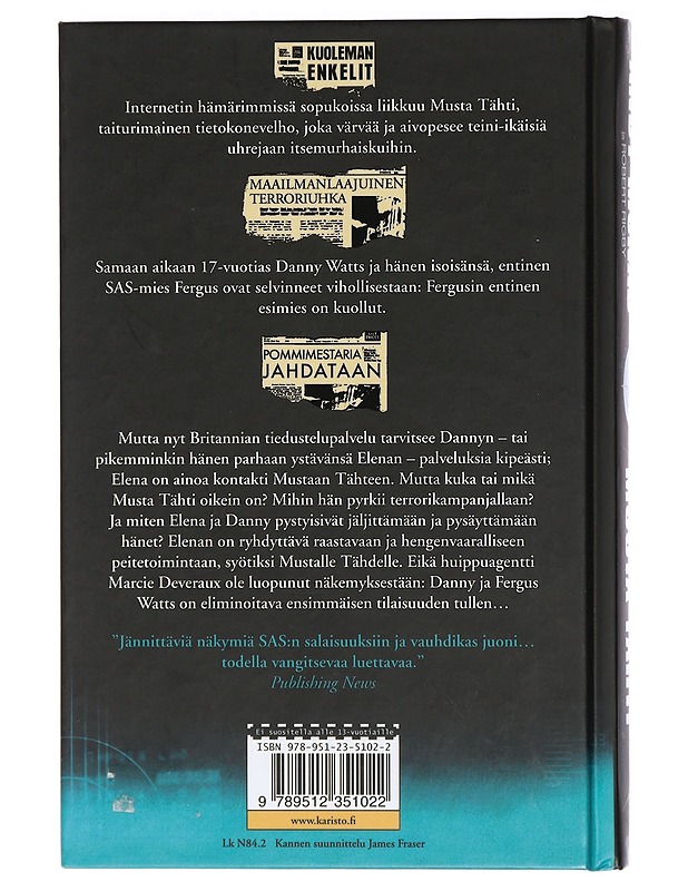 Musta tähti - McNab, Andy - Jännitys ja dekkarit - 10105416325 - 1