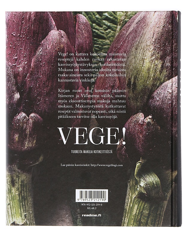 Vege! : tuoreita makuja keittiöstä - Nieminen, Alex - Ruokakirjat - 10105416360 - 1