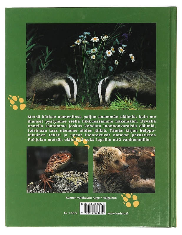 Metsän eläimiä - Helgestad, Asgeir - Tietokirjat ja oppaat - 10105416365 - 1