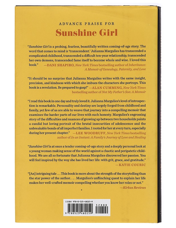 Sunshine Girl: An Unexpected Life - Margulies , Julianna - Elämäkerrat ja muistelmat - 10105416389 - 1