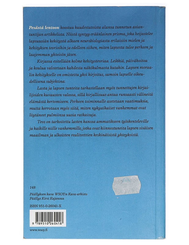 Pesästä lentoon - Sinkkonen, Jari - Tietokirjat ja oppaat - 10105416447 - 1