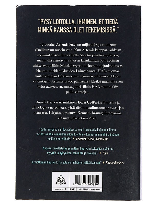 Artemis Fowl - Colfer, Eoin - Fantasia- ja scifi - 10105416469 - 1