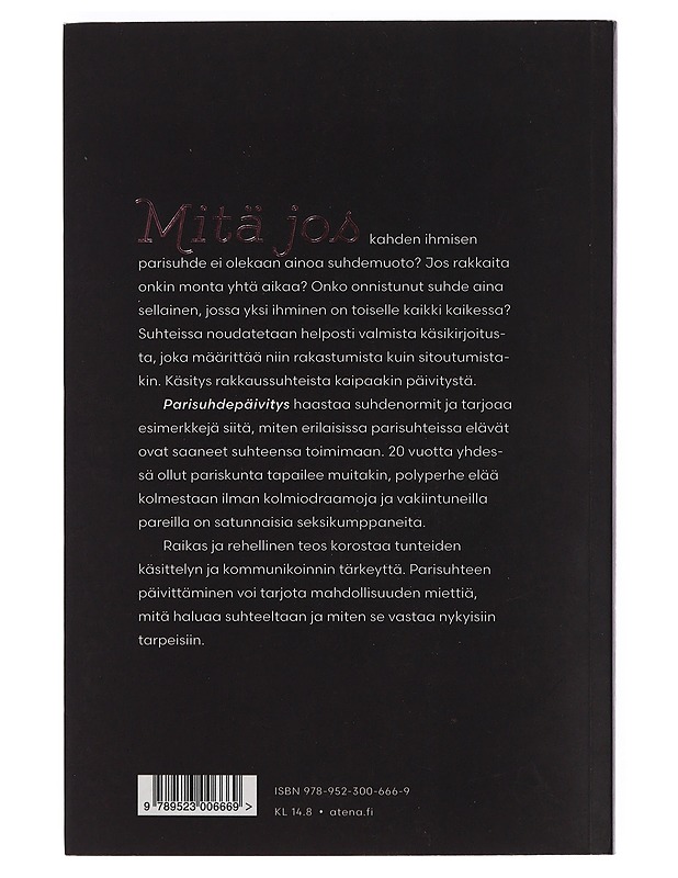 Parisuhdepäivitys : uudet säädöt rakkaudelle - Tiessalo, Paula - Tietokirjat ja oppaat - 10105416493 - 1