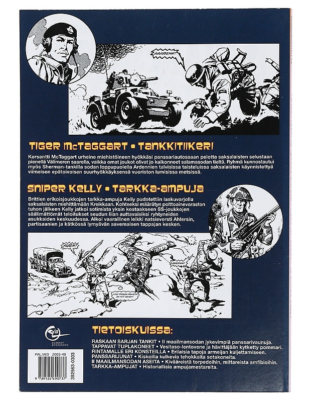 Korkeajännitys : Tankkitiikeri ja tarkka-ampuja - Sarjakuvat - 10105416519 - 1