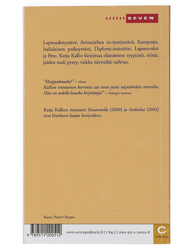 Tyypit - Katja Kallio - Romaanit ja novellit - 10105416538 - 1
