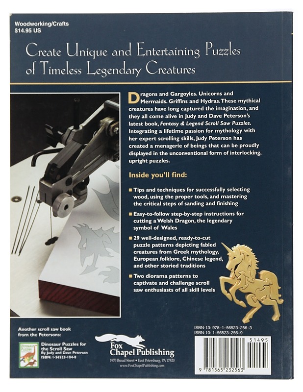 Fantasy & Legend Scroll Saw Puzzles: Patterns & Instructions for Dragons, Wizards & Other Creatures of Myth - Harrastekirjat - 10105416542 - 1