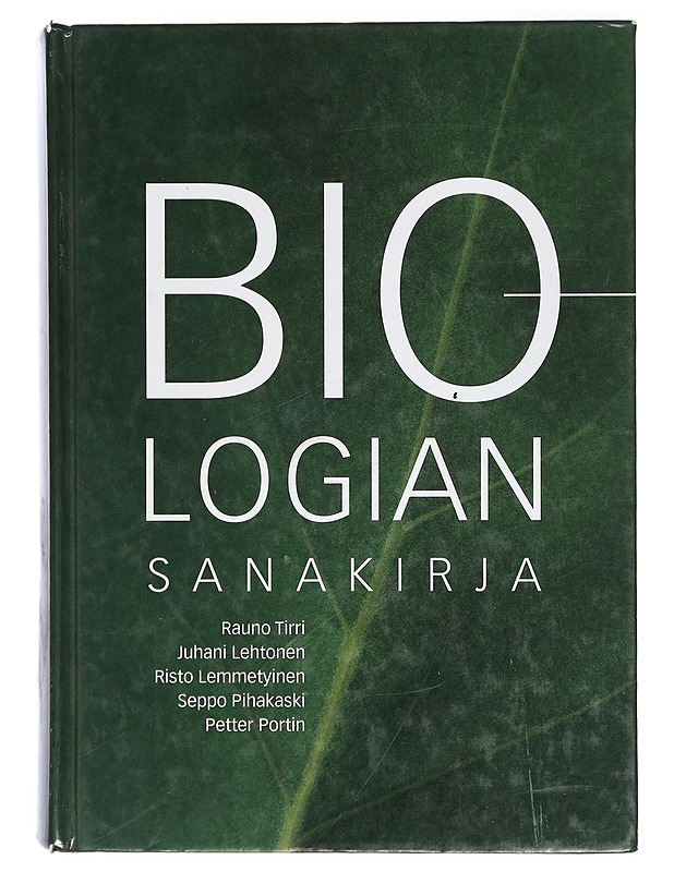 Biologian sanakirja - Tirri, Rauno - Lemmikki- ja luontokirjat - 10105416559 - 0