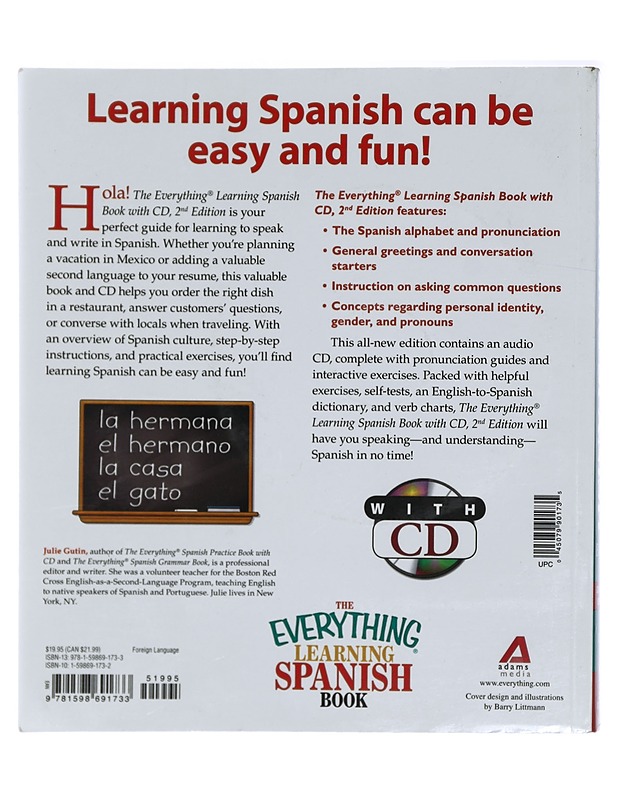 The Everything Learning Spanish Book, 2nd Edition - - Tietokirjat ja oppaat - 10105416577 - 1