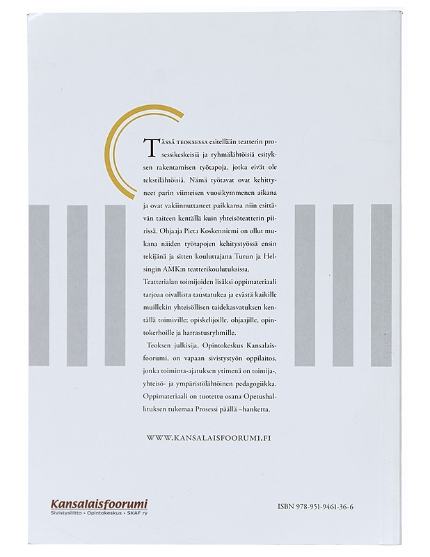 Osallistava teatteri Devising ja muita merkillisyyksiä - Koskenniemi, Pieta - Tietokirjat ja oppaat - 10105416590 - 1