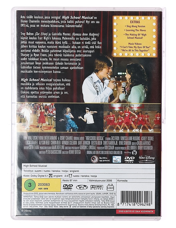 High School Musical: Encore Edition - DVD - DVD-elokuvat - 10105416604 - 1