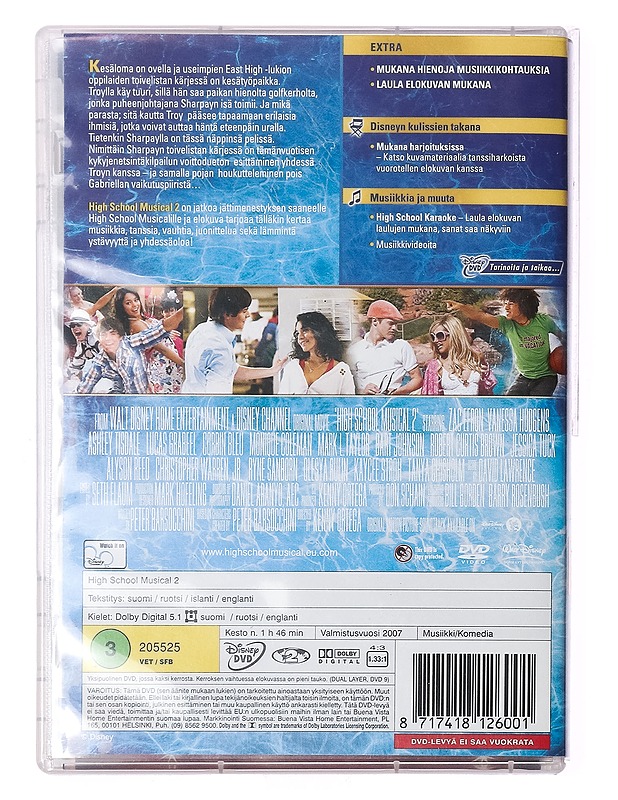 High School Musical 2 - DVD - DVD-elokuvat - 10105416607 - 1