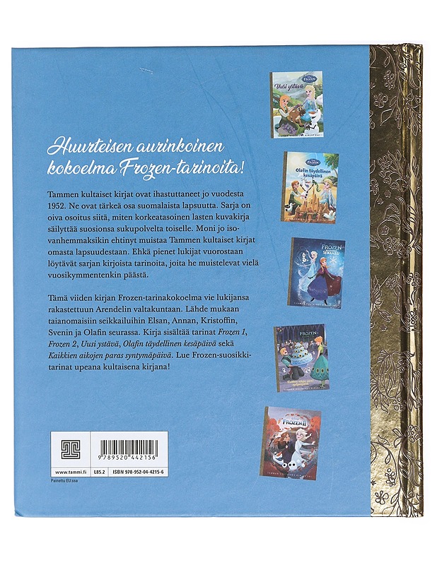 Frozen. Kultainen kokoelma - Lastenkirjat - 10105416631 - 1