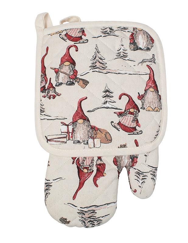 NORTHERN WINTERLAND patalappu ja patakinnas - Joulutuotteet - 10105416639 - 0