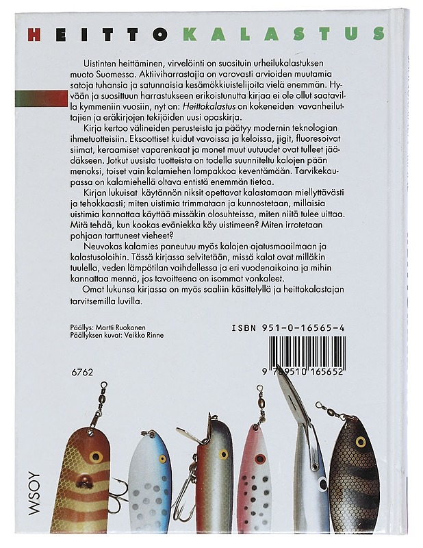 Heittokalastus - Jahnukainen, Jyrki ja Veikko Rinne - Tietokirjat ja oppaat - 10105416725 - 1