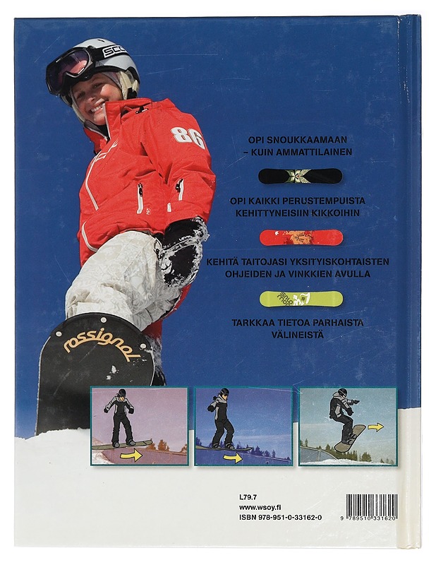 Snoukkaamaan! : lumilautailun lyhyt oppimäärä - Gifford, Clive - Harrastekirjat - 10105416727 - 1
