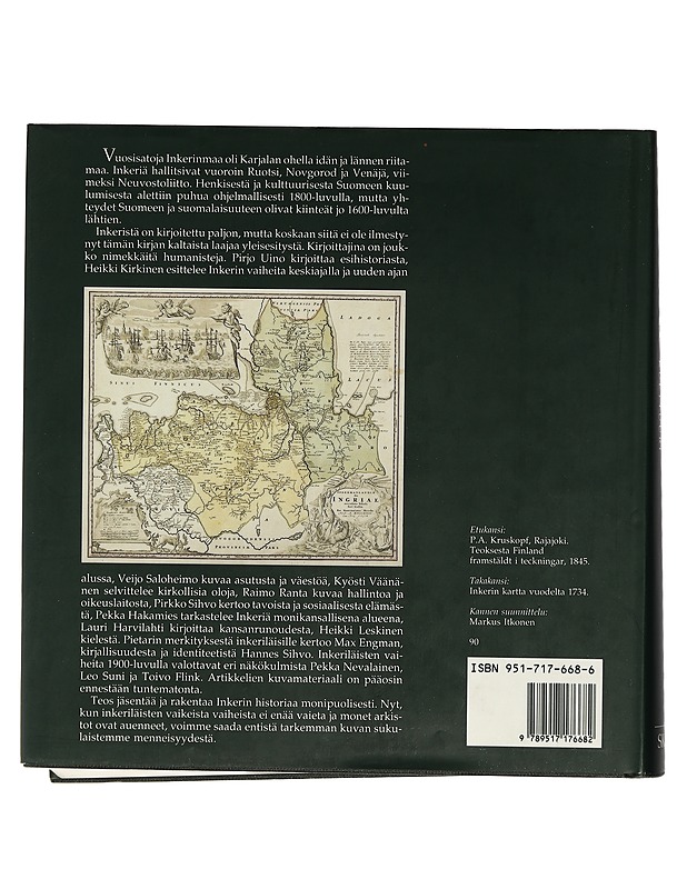 Inkeri : historia, kansa, kulttuuri - Nevalainen, Pekka - Historiakirjat - 10105416738 - 1