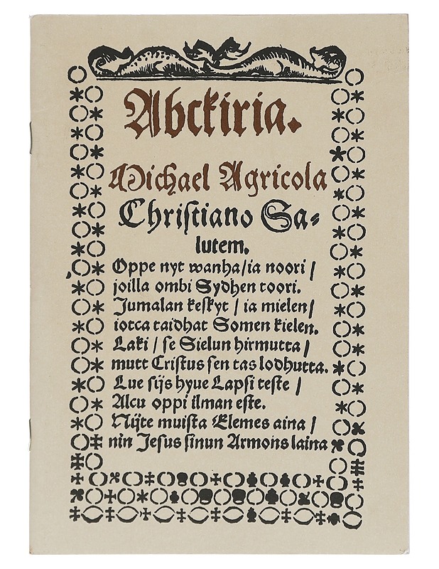 Abckiria - Agricola, Mikael - Historiakirjat - 10105416742 - 0