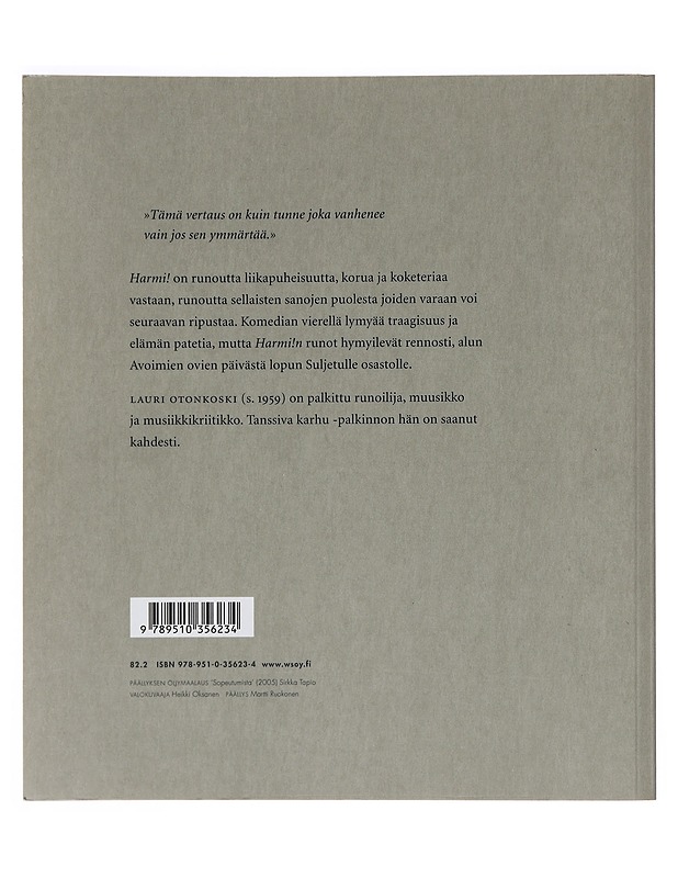 Harmi! - Lauri Otonkoski - Tietokirjat ja oppaat - 10105416743 - 1