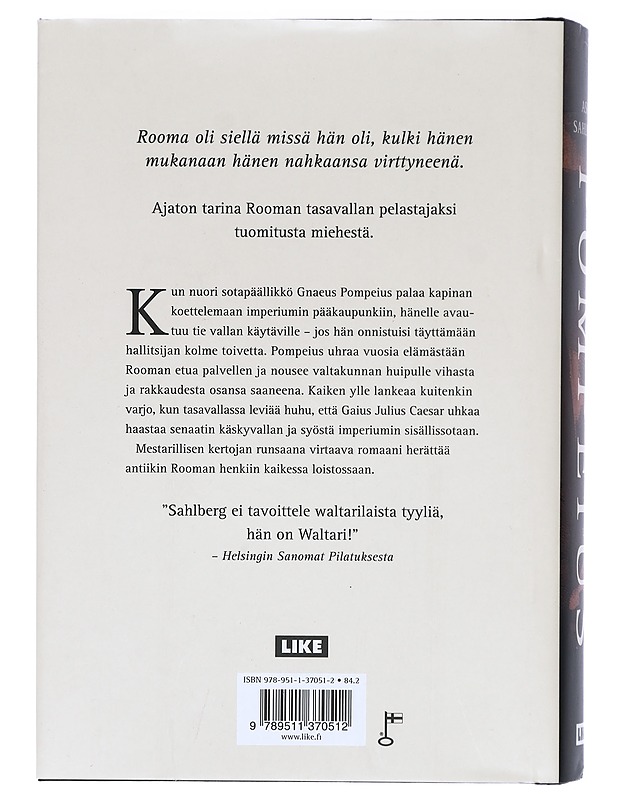 Pompeius : romaani - Asko Sahlberg - Romaanit ja novellit - 10105416746 - 1