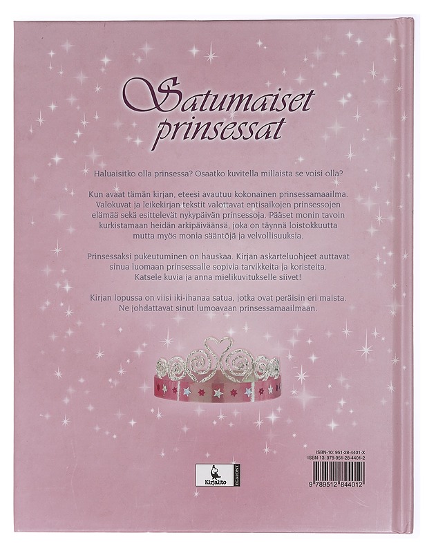 Satumaiset prinsessat / historiaa, nykypäivää, valokuvia, satuja, askarteluohjeita - Davidson, Susanna - Lastenkirjat - 10105416755 - 1